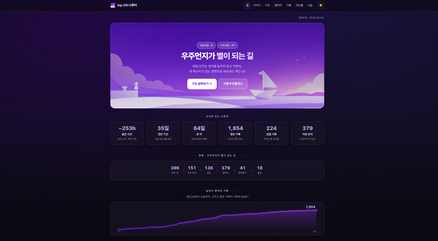 나루터 개인 OS 화면 1